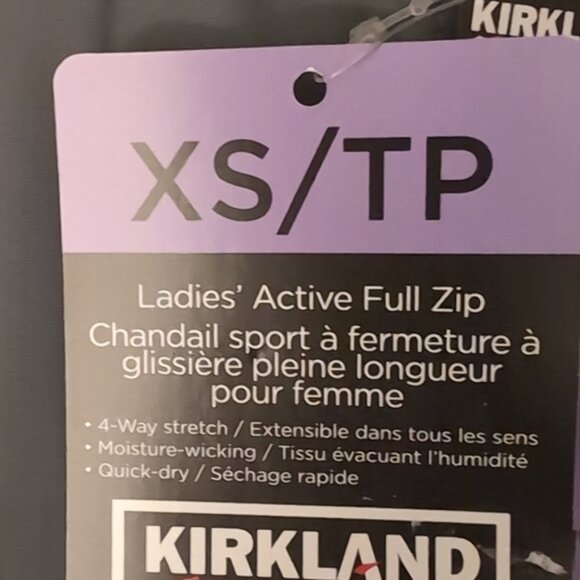 XS Ladies Full Zip Active Top - Picture 3 of 6